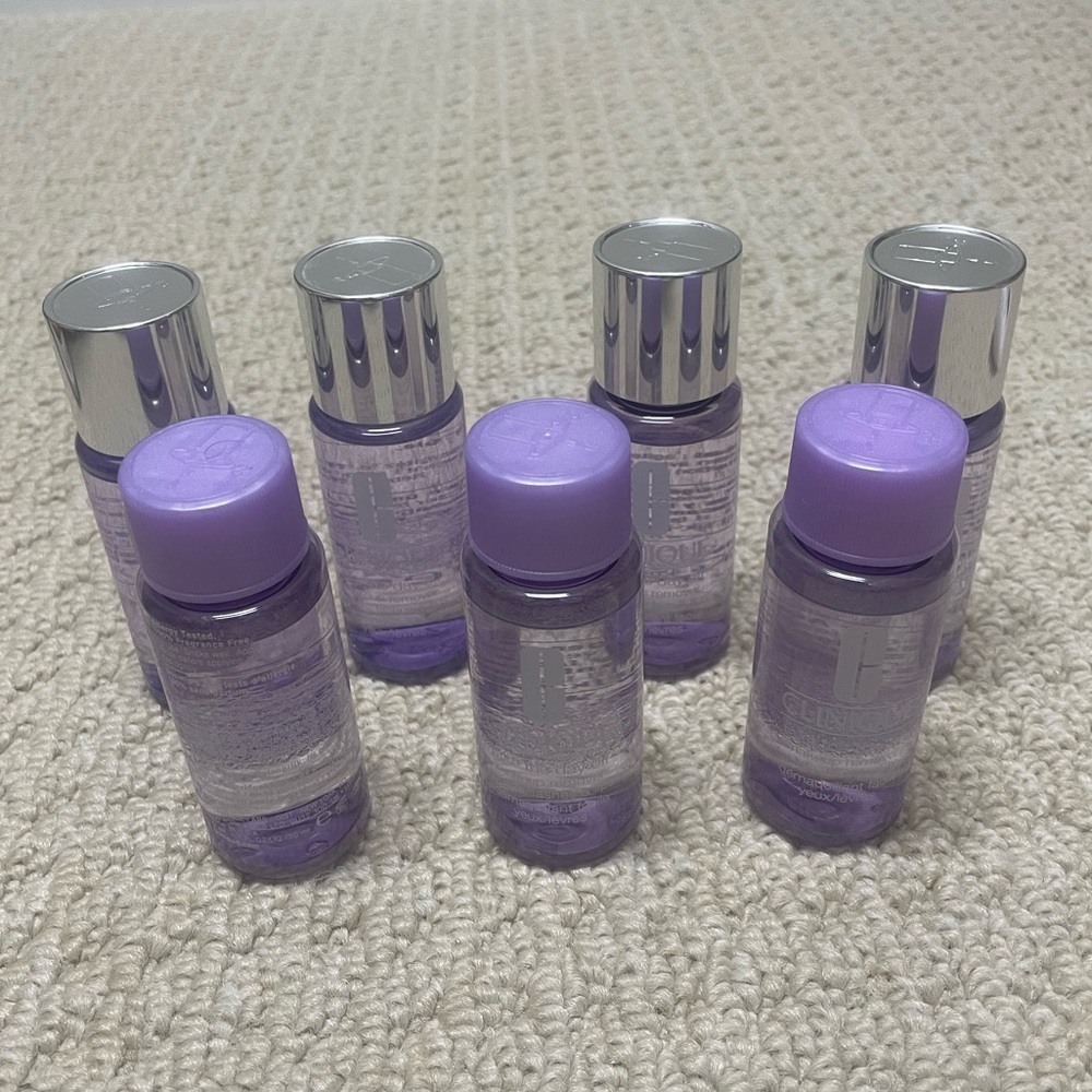 New! 7 Clinique Take The Day Off Makeup Remover Lids Lashes Lips Trial 1…